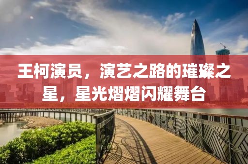 王柯演员，演艺之路的璀璨之星，星光熠熠闪耀舞台