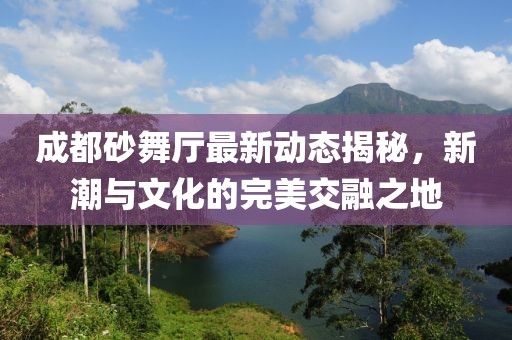 成都砂舞厅最新动态揭秘，新潮与文化的完美交融之地