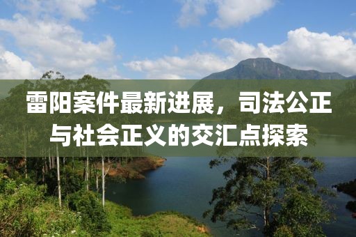 雷阳案件最新进展，司法公正与社会正义的交汇点探索