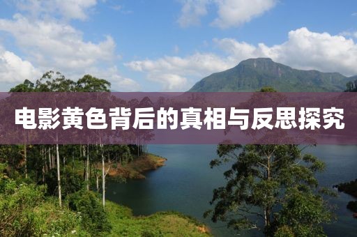 电影黄色背后的真相与反思探究