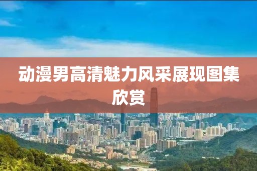 动漫男高清魅力风采展现图集欣赏