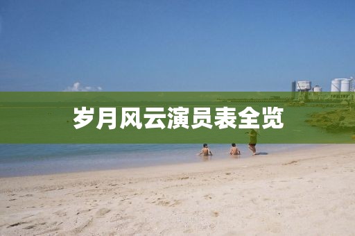 岁月风云演员表全览