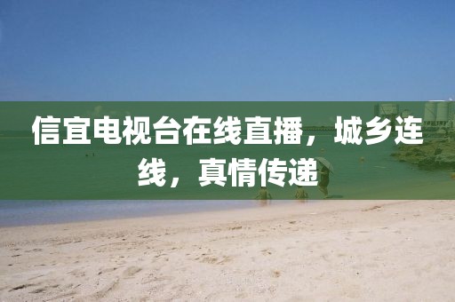 信宜电视台在线直播，城乡连线，真情传递