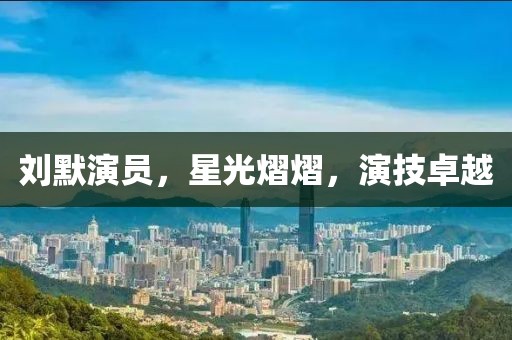 刘默演员，星光熠熠，演技卓越