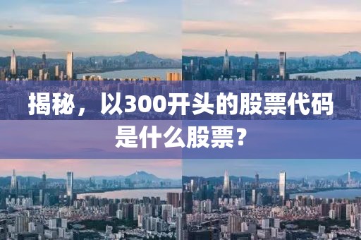 揭秘，以300开头的股票代码是什么股票？
