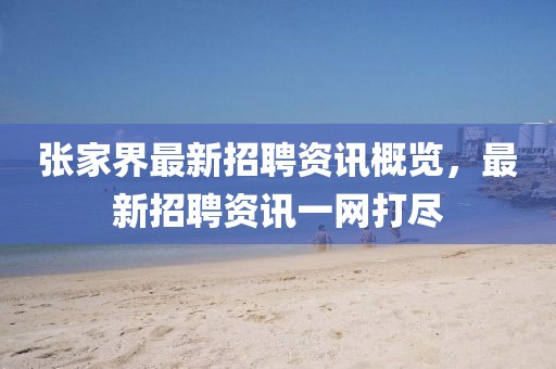 张家界最新招聘资讯概览，最新招聘资讯一网打尽