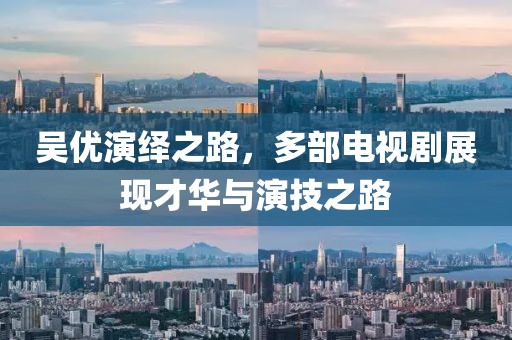 吴优演绎之路，多部电视剧展现才华与演技之路