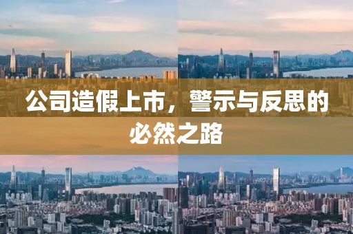 公司造假上市，警示与反思的必然之路