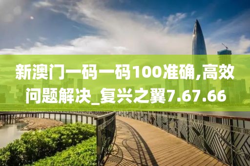 新澳门一码一码100准确,高效问题解决_复兴之翼7.67.66