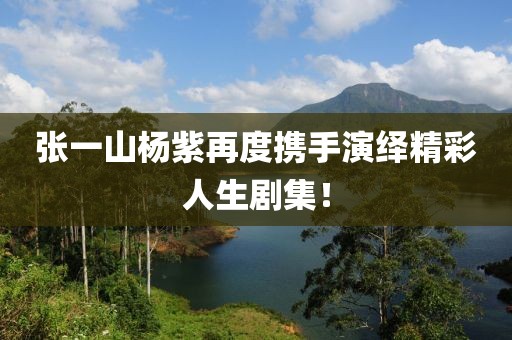 张一山杨紫再度携手演绎精彩人生剧集！