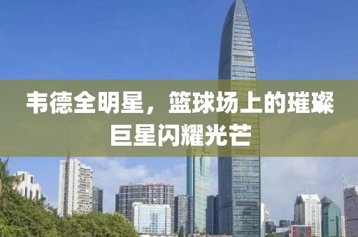 韦德全明星，篮球场上的璀璨巨星闪耀光芒