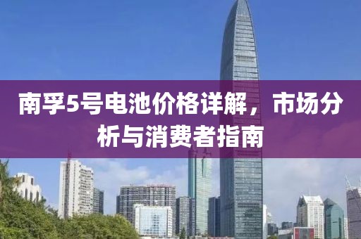 南孚5号电池价格详解，市场分析与消费者指南