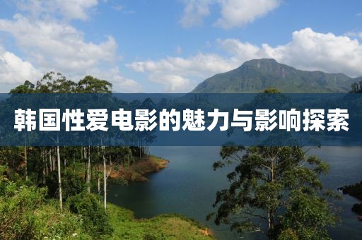 韩国性爱电影的魅力与影响探索
