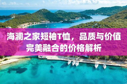 海澜之家短袖T恤，品质与价值完美融合的价格解析