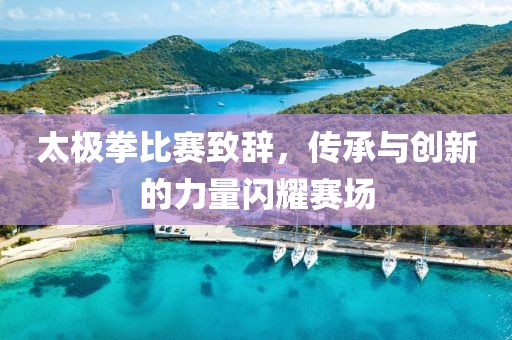 太极拳比赛致辞，传承与创新的力量闪耀赛场