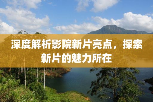 深度解析影院新片亮点，探索新片的魅力所在