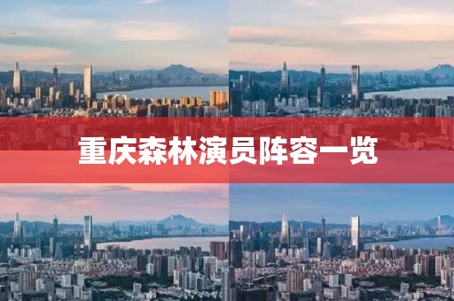 重庆森林演员阵容一览