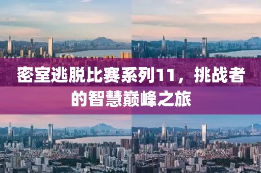 密室逃脱比赛系列11，挑战者的智慧巅峰之旅