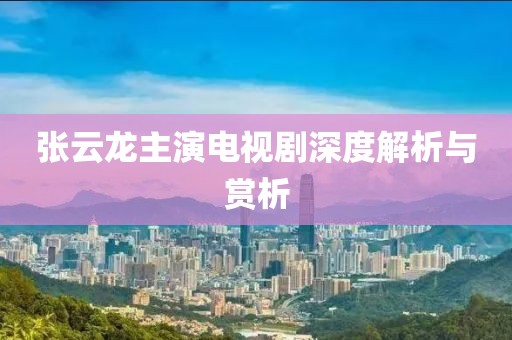 张云龙主演电视剧深度解析与赏析