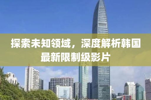 探索未知领域，深度解析韩国最新限制级影片