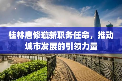 桂林唐修璇新职务任命，推动城市发展的引领力量