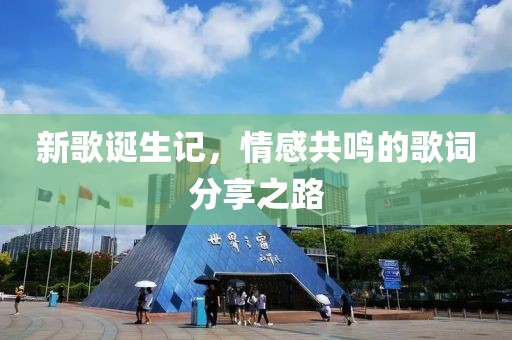 新歌诞生记，情感共鸣的歌词分享之路