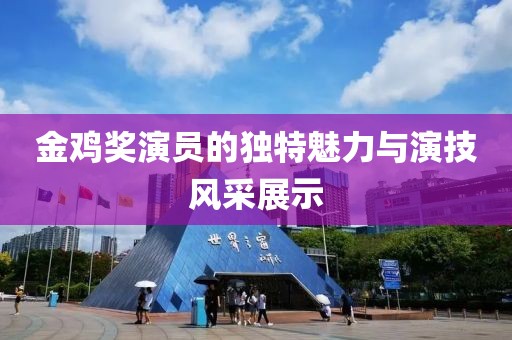 金鸡奖演员的独特魅力与演技风采展示