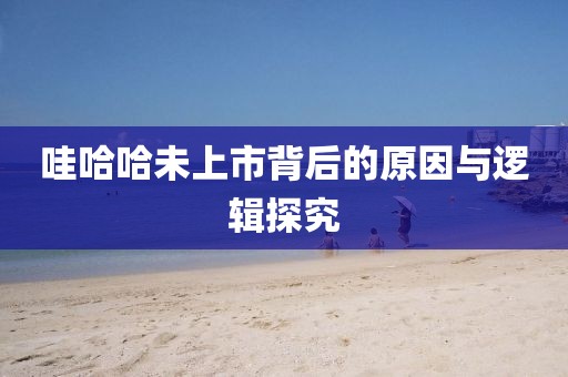 哇哈哈未上市背后的原因与逻辑探究