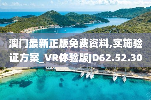 澳门最新正版免费资料,实施验证方案_VR体验版JD62.52.30