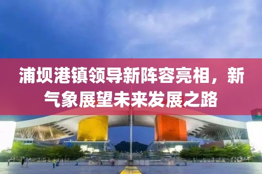 浦坝港镇领导新阵容亮相，新气象展望未来发展之路