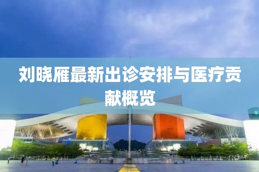刘晓雁最新出诊安排与医疗贡献概览