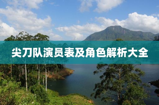 尖刀队演员表及角色解析大全