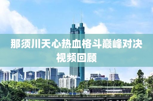 那须川天心热血格斗巅峰对决视频回顾