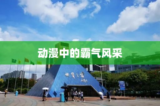 动漫中的霸气风采