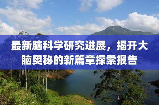 最新脑科学研究进展，揭开大脑奥秘的新篇章探索报告
