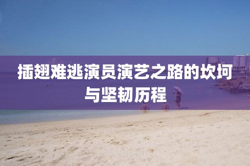插翅难逃演员演艺之路的坎坷与坚韧历程