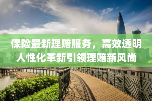 保险最新理赔服务，高效透明人性化革新引领理赔新风尚