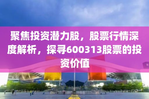 聚焦投资潜力股，股票行情深度解析，探寻600313股票的投资价值