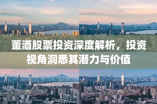 董酒股票投资深度解析，投资视角洞悉其潜力与价值