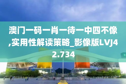澳门一码一肖一待一中四不像,实用性解读策略_影像版LVJ42.734
