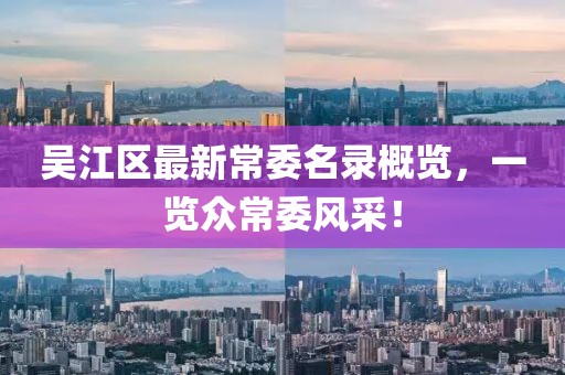 吴江区最新常委名录概览，一览众常委风采！