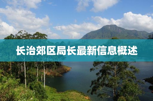 长治郊区局长最新信息概述