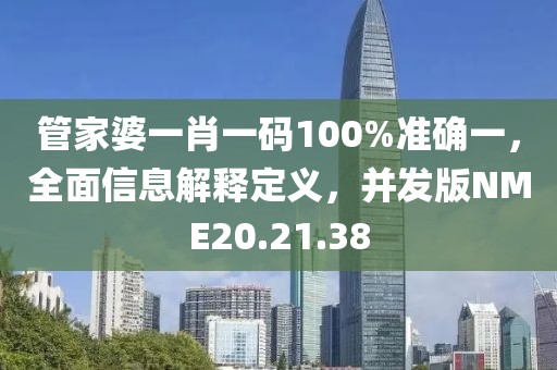 管家婆一肖一码100%准确一，全面信息解释定义，并发版NME20.21.38