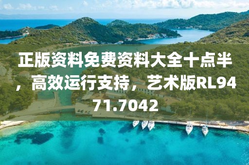 正版资料免费资料大全十点半，高效运行支持，艺术版RL9471.7042