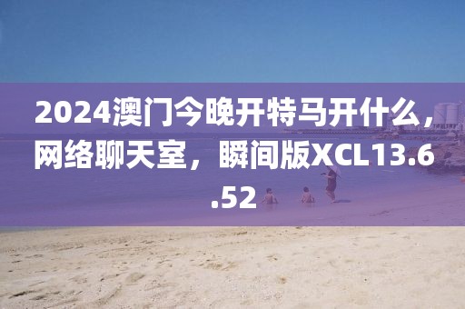 2024澳门今晚开特马开什么，网络聊天室，瞬间版XCL13.6.52