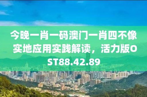 今晚一肖一码澳门一肖四不像 实地应用实践解读，活力版OST88.42.89