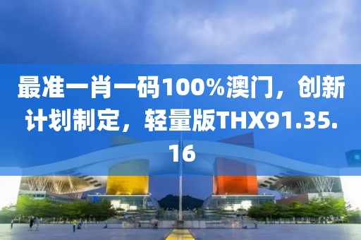 最准一肖一码100%澳门，创新计划制定，轻量版THX91.35.16