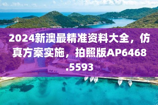2024新澳最精准资料大全，仿真方案实施，拍照版AP6468.5593