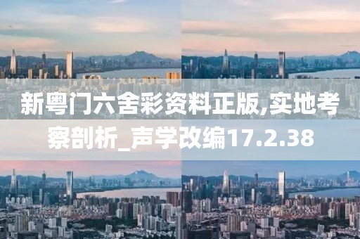 新粤门六舍彩资料正版,实地考察剖析_声学改编17.2.38