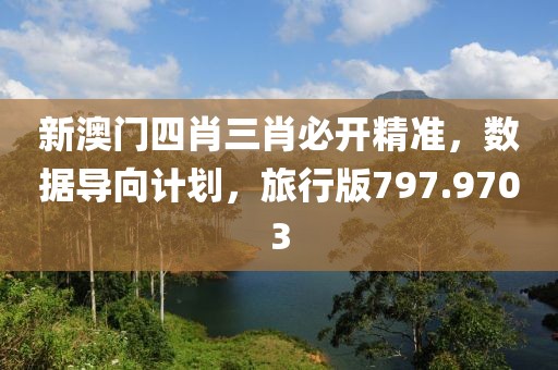 新澳门四肖三肖必开精准，数据导向计划，旅行版797.9703
